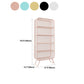 Metal Glam Book Shelf Closed Back Shelf Bookcase with Shelves