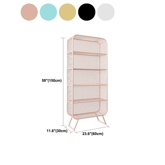 Libreria per scaffali di libri glam in metallo con scaffali