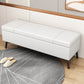 Modern Seating Bench 15.75 Inch Wide Foam Cushioned Bench with Flip Top White Clearhalo 'Benches' 'Chairs & Seating' 'furn' 'furn_benches' 'Furniture' 'Living Room Furniture' 5984460