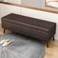 Modern Seating Bench 15.75 Inch Wide Foam Cushioned Bench with Flip Top Dark Coffee Clearhalo 'Benches' 'Chairs & Seating' 'furn' 'furn_benches' 'Furniture' 'Living Room Furniture' 5984462
