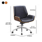 25 inch brede eigentijdse directiestoel Slide Managers stoel