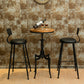 Ensemble de table de bar en bois massif industriel 1/2/3 pièces, ensemble de comptoir réglable