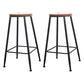 Ensemble de table de bar en bois massif industriel 1/2/3 pièces, ensemble de comptoir réglable