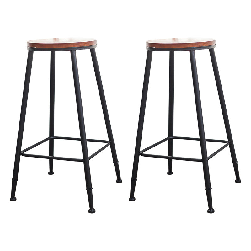 Ensemble de table de bar en bois massif industriel 1/2/3 pièces, ensemble de comptoir réglable