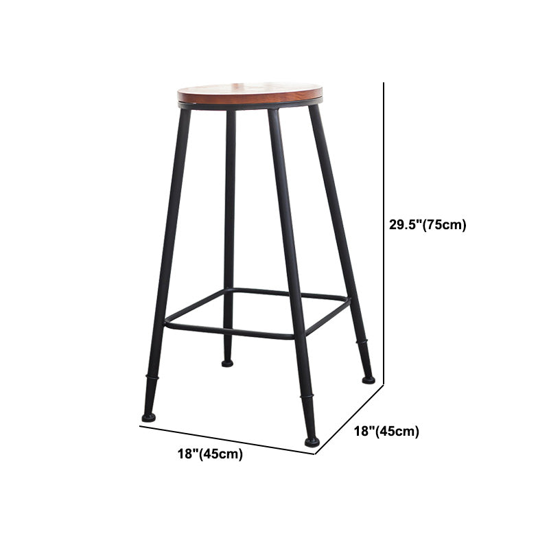 Ensemble de table de bar en bois massif industriel 1/2/3 pièces, ensemble de comptoir réglable