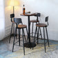Industrial Solid Wood Bar Table Set 1/2/5 Pieces Fixed Bistro Set for Home Use Clearhalo 'Bar Furniture' 'furn' 'furn_home_bar_bar_sets' 'Furniture' 'Home Bars & Bar Sets' 'home_bar_bar_sets' 'Kitchen & Dining Furniture' 5987823
