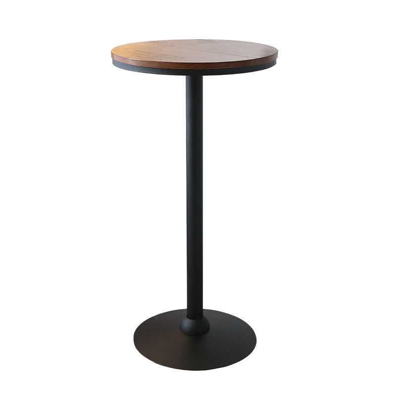 Industrial Solid Wood Bar Table Set 1/2/5 Pieces Fixed Bistro Set for Home Use Brown 22"L x 22"W Clearhalo 'Bar Furniture' 'furn' 'furn_home_bar_bar_sets' 'Furniture' 'Home Bars & Bar Sets' 'home_bar_bar_sets' 'Kitchen & Dining Furniture' 5987826