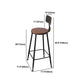 Industrial Solid Wood Bar Table Set 1/2/5 Pieces Fixed Bistro Set for Home Use Clearhalo 'Bar Furniture' 'furn' 'furn_home_bar_bar_sets' 'Furniture' 'Home Bars & Bar Sets' 'home_bar_bar_sets' 'Kitchen & Dining Furniture' 5987830