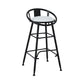 Modern Solid Wood Bar Table Set 1/5 Pieces Double Pedestal Pub Table Set in Natural Black 30"H Stool (Single) Clearhalo 'Bar Furniture' 'furn' 'furn_home_bar_bar_sets' 'Furniture' 'Home Bars & Bar Sets' 'home_bar_bar_sets' 'Kitchen & Dining Furniture' 5987832