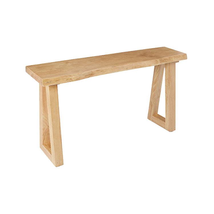 Modern Solid Wood Bar Table Set 1/5 Pieces Double Pedestal Pub Table Set in Natural Clearhalo 'Bar Furniture' 'furn' 'furn_home_bar_bar_sets' 'Furniture' 'Home Bars & Bar Sets' 'home_bar_bar_sets' 'Kitchen & Dining Furniture' 5987840