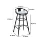 Modern Solid Wood Bar Table Set 1/5 Pieces Double Pedestal Pub Table Set in Natural Clearhalo 'Bar Furniture' 'furn' 'furn_home_bar_bar_sets' 'Furniture' 'Home Bars & Bar Sets' 'home_bar_bar_sets' 'Kitchen & Dining Furniture' 5987856