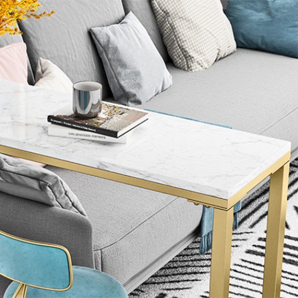 Glam 1/2/3 Pieces Metal Bar Table Set Rectangle Bar Table with High Stools for Home Clearhalo 'Bar Furniture' 'furn' 'furn_home_bar_bar_sets' 'Furniture' 'Home Bars & Bar Sets' 'home_bar_bar_sets' 'Kitchen & Dining Furniture' 5987868
