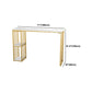 Glam 1/2/3 Pieces Metal Bar Table Set Rectangle Bar Table with High Stools for Home Clearhalo 'Bar Furniture' 'furn' 'furn_home_bar_bar_sets' 'Furniture' 'Home Bars & Bar Sets' 'home_bar_bar_sets' 'Kitchen & Dining Furniture' 5987872