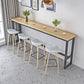 Table de pub rectangulaire moderne 1/2/5/9 pièces, ensemble de comptoir en bois pour salle à manger