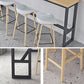 Table de pub rectangulaire moderne 1/2/5/9 pièces, ensemble de comptoir en bois pour salle à manger