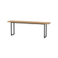 Industrial 1/2/5 Pieces Wooden Bar Table Set Rectangle Bar Table with High Wood Stools Clearhalo 'Bar Furniture' 'furn' 'furn_home_bar_bar_sets' 'Furniture' 'Home Bars & Bar Sets' 'home_bar_bar_sets' 'Kitchen & Dining Furniture' 5987908