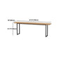 Industrial 1/2/5 Pieces Wooden Bar Table Set Rectangle Bar Table with High Wood Stools Clearhalo 'Bar Furniture' 'furn' 'furn_home_bar_bar_sets' 'Furniture' 'Home Bars & Bar Sets' 'home_bar_bar_sets' 'Kitchen & Dining Furniture' 5987915