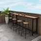 Industrial 1/2/5 Pieces Reclaimed Wood Bar Table Set Fixed Counter Set Clearhalo 'Bar Furniture' 'furn' 'furn_home_bar_bar_sets' 'Furniture' 'Home Bars & Bar Sets' 'home_bar_bar_sets' 'Kitchen & Dining Furniture' 5987935