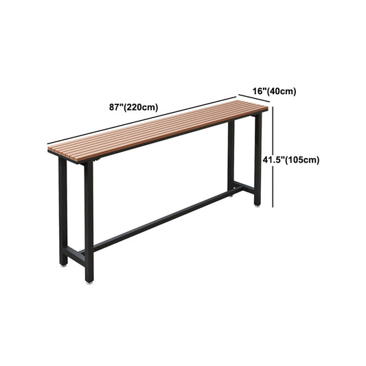Industrial 1/2/5 Pieces Reclaimed Wood Bar Table Set Fixed Counter Set Clearhalo 'Bar Furniture' 'furn' 'furn_home_bar_bar_sets' 'Furniture' 'Home Bars & Bar Sets' 'home_bar_bar_sets' 'Kitchen & Dining Furniture' 5987941