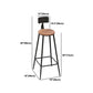 Industrial 1/2/5 Pieces Reclaimed Wood Bar Table Set Fixed Counter Set Clearhalo 'Bar Furniture' 'furn' 'furn_home_bar_bar_sets' 'Furniture' 'Home Bars & Bar Sets' 'home_bar_bar_sets' 'Kitchen & Dining Furniture' 5987946