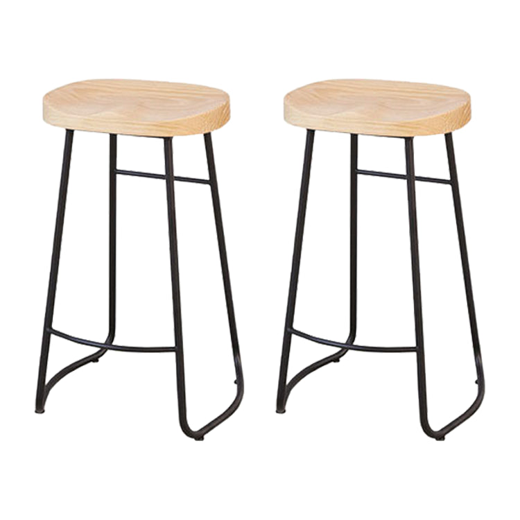 Industrielles 1/2/9-teiliges Bartisch-Set aus Holz, rechteckiger Bartisch mit hohen Hockern