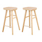 Industrielles 1/2/9-teiliges Bartisch-Set aus Holz, rechteckiger Bartisch mit hohen Hockern