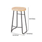 Industrielles 1/2/9-teiliges Bartisch-Set aus Holz, rechteckiger Bartisch mit hohen Hockern