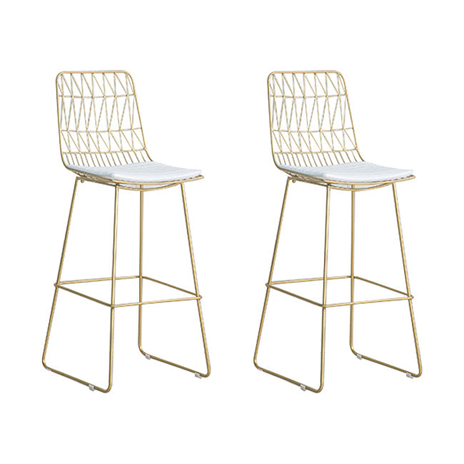 Glam 1/2/3 Pieces Wood Bar Table Set Rectangle Bar Table with High Stools for Kitchen White 30"H Stools (Set of 2) Clearhalo 'Bar Furniture' 'furn' 'furn_home_bar_bar_sets' 'Furniture' 'Home Bars & Bar Sets' 'home_bar_bar_sets' 'Kitchen & Dining Furniture' 5987966