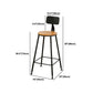 Modern 1/4/5 Pieces Wood Bar Table Set Rectangle Bar Table with High Stools for Kitchen Clearhalo 'Bar Furniture' 'furn' 'furn_home_bar_bar_sets' 'Furniture' 'Home Bars & Bar Sets' 'home_bar_bar_sets' 'Kitchen & Dining Furniture' 5988006