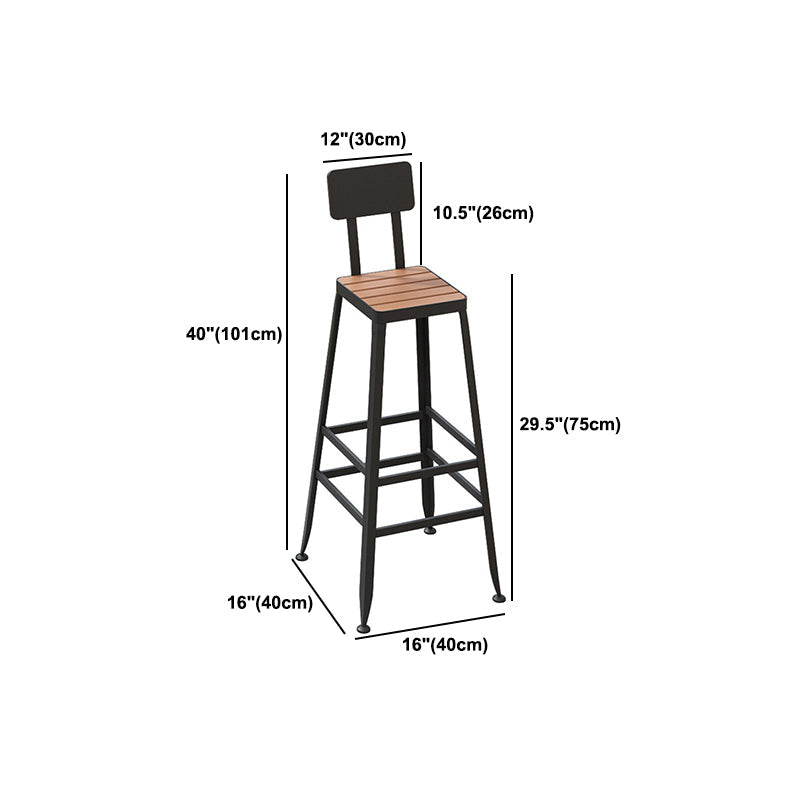 Modern 1/2/5 Pieces Reclaimed Wood Bar Table Set Fixed Table Counter Table Clearhalo 'Bar Furniture' 'furn' 'furn_home_bar_bar_sets' 'Furniture' 'Home Bars & Bar Sets' 'home_bar_bar_sets' 'Kitchen & Dining Furniture' 5988030