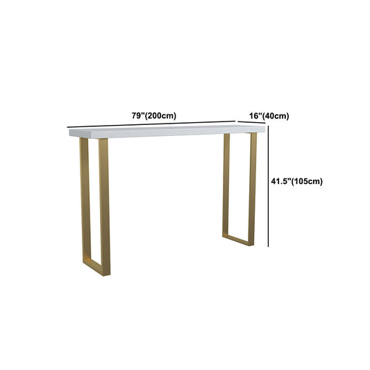 Fixed Table Counter Table Set Contemporary 1/2/3 Pieces Faux Marble Pub Table Set Clearhalo 'Bar Furniture' 'furn' 'furn_home_bar_bar_sets' 'Furniture' 'Home Bars & Bar Sets' 'home_bar_bar_sets' 'Kitchen & Dining Furniture' 5988042