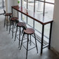 Juego de comedor de Pub con caballete Industrial, juego de mesa de Bar rectangular de madera maciza de 1/2/5 piezas