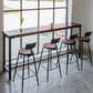 Juego de comedor de Pub con caballete Industrial, juego de mesa de Bar rectangular de madera maciza de 1/2/5 piezas