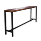Juego de comedor de Pub con caballete Industrial, juego de mesa de Bar rectangular de madera maciza de 1/2/5 piezas