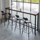 Juego de comedor de Pub con caballete Industrial, juego de mesa de Bar rectangular de madera maciza de 1/2/5 piezas