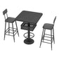 Ensemble de Table de Pub en pierre frittée contemporaine, Table de comptoir fixe, 1/2/3/5 pièces