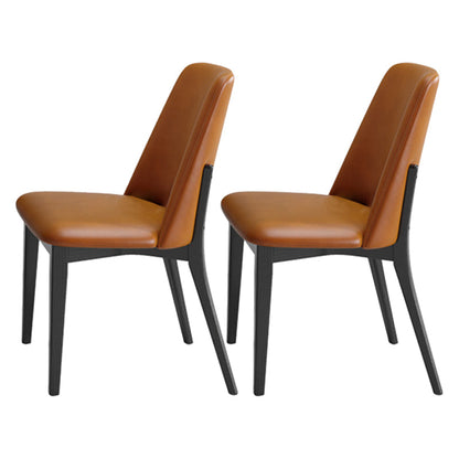 Ensemble de salle à manger à cadre en bois massif 1/2/5/7 PCS Table à manger ronde avec chaises sans bras