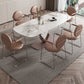 Nordic 1/5/7 Pieces Rectangle Dining Set Sintered Stone Top Dinette Table Set
