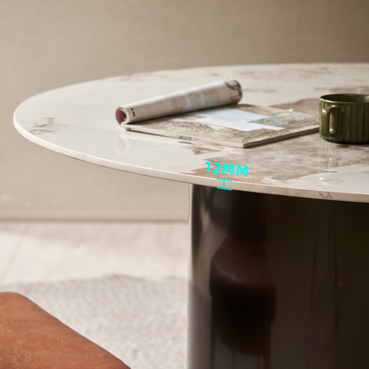 Ensemble de restauration moderne 1/4/5/7 PCS TABLE TOP TOP avec des chaises à ossature en bois massif