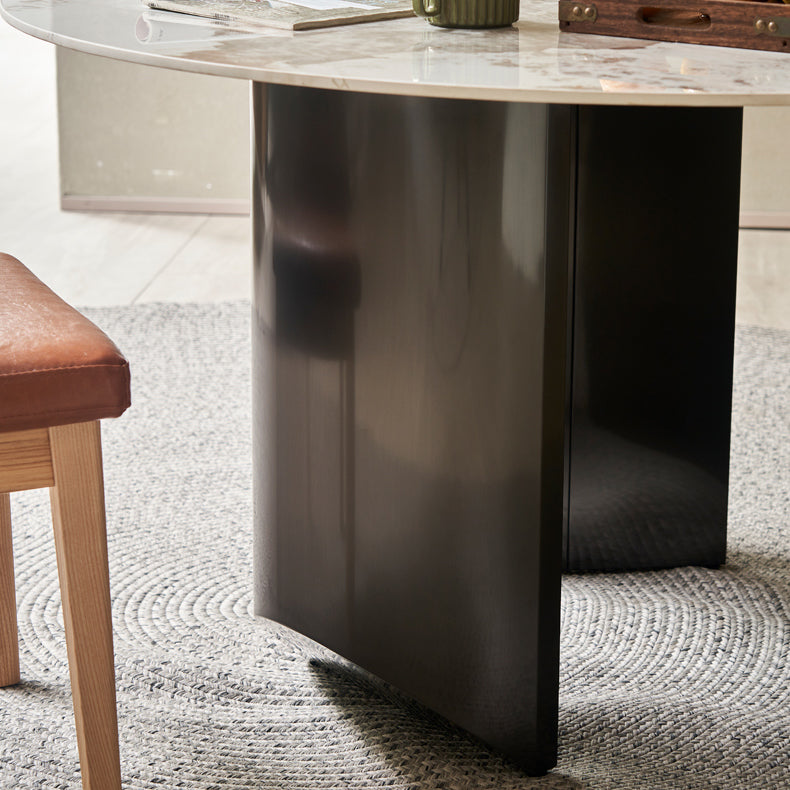 Ensemble de restauration moderne 1/4/5/7 PCS TABLE TOP TOP avec des chaises à ossature en bois massif