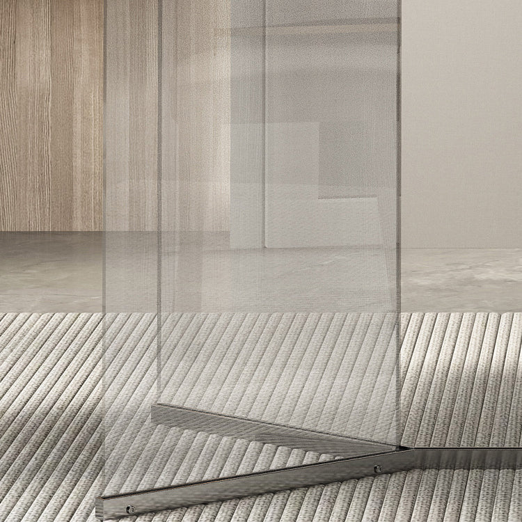 Ensemble de table à manger en pierre fritte du rectangle contemporain 1/3/4/5/6 pièces de restauration