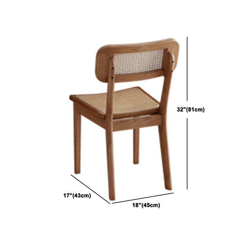 Ensemble de restauration rectangulaire moderne 1/2/4/7 Pieces Table à manger en bois massif avec chaises