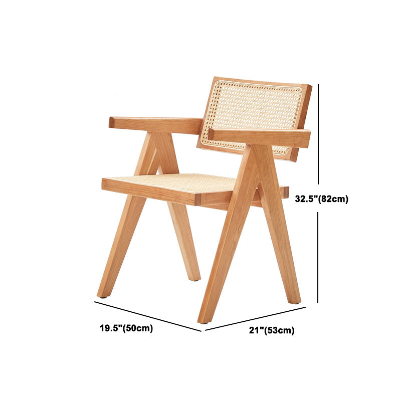 Ensemble de restauration rectangulaire moderne 1/2/4/7 Pieces Table à manger en bois massif avec chaises