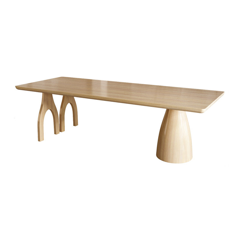 Ensemble de table à manger en bois massif industriel 1/2/7