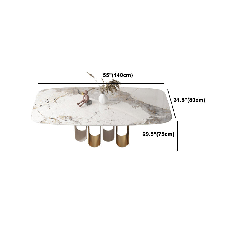 Lussuoso set da pranzo rettangolare set da pranzo rettangolare
