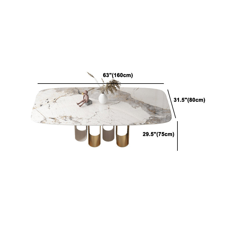Lussuoso set da pranzo rettangolare set da pranzo rettangolare
