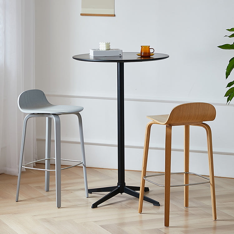 Contemporary Beech Wood Bar Stool Low Back Stool for Living Room Clearhalo 'Bar Furniture' 'Bar Stools' 'bar_stools' 'furn' 'furn_bar_stools' 'Furniture' 'Kitchen & Dining Furniture' 5988926