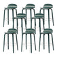 Contemporary Beech Wood Bar Stool Low Back Stool for Living Room Green 8 Piece Set Clearhalo 'Bar Furniture' 'Bar Stools' 'bar_stools' 'furn' 'furn_bar_stools' 'Furniture' 'Kitchen & Dining Furniture' 5988940