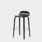 Contemporary Beech Wood Bar Stool Low Back Stool for Living Room Black 1 Piece Clearhalo 'Bar Furniture' 'Bar Stools' 'bar_stools' 'furn' 'furn_bar_stools' 'Furniture' 'Kitchen & Dining Furniture' 5988941