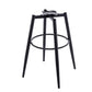 Contemporary Swivel Bar Stool Upholstered Leather Stools with Footrest Clearhalo 'Bar Furniture' 'Bar Stools' 'bar_stools' 'furn' 'furn_bar_stools' 'Furniture' 'Kitchen & Dining Furniture' 5988961